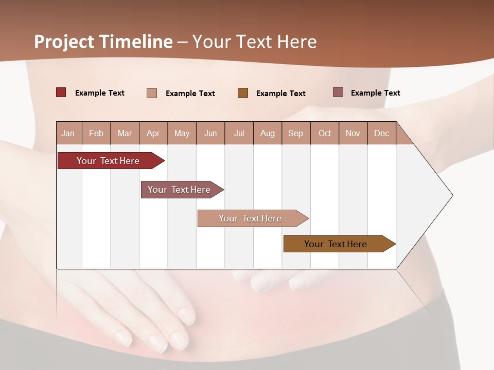 Caucasian Portrait Cute PowerPoint Template