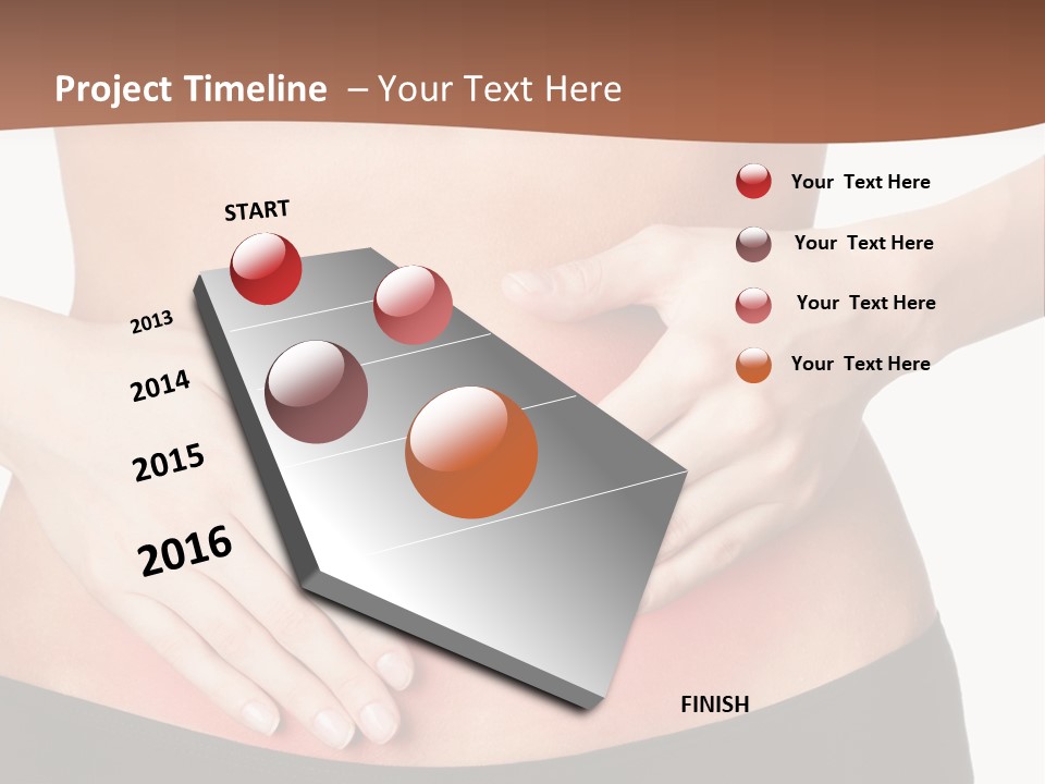 Caucasian Portrait Cute PowerPoint Template