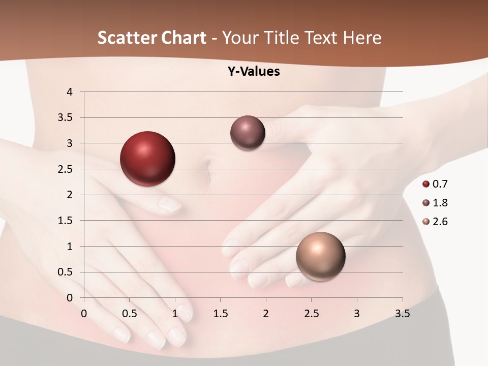 Caucasian Portrait Cute PowerPoint Template