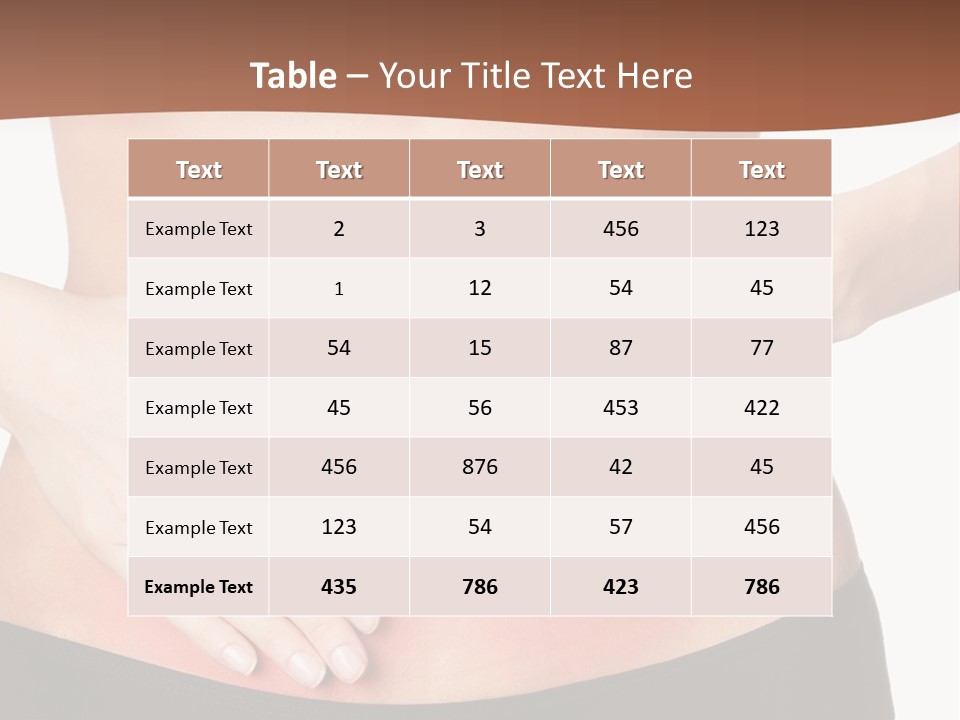 Caucasian Portrait Cute PowerPoint Template