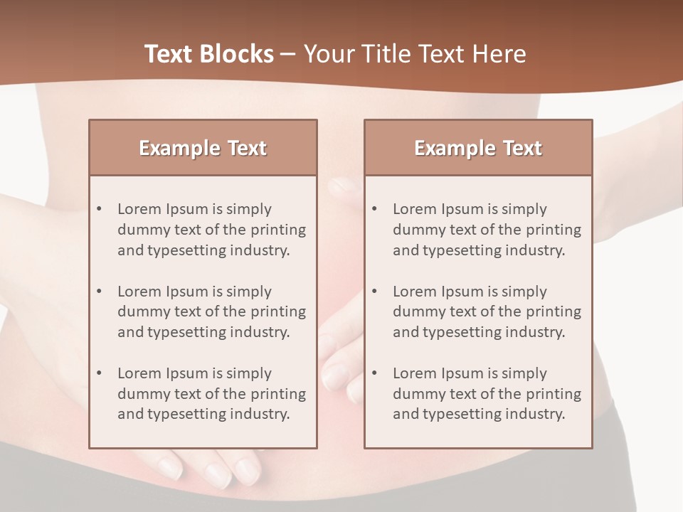 Caucasian Portrait Cute PowerPoint Template