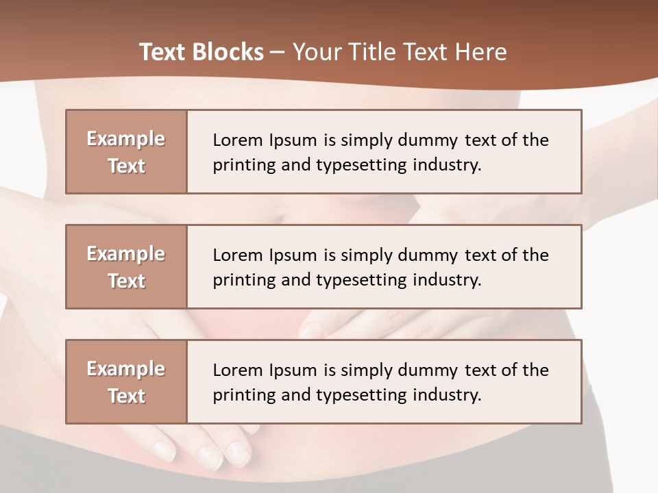 Caucasian Portrait Cute PowerPoint Template