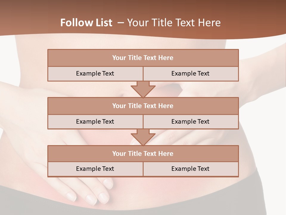 Caucasian Portrait Cute PowerPoint Template