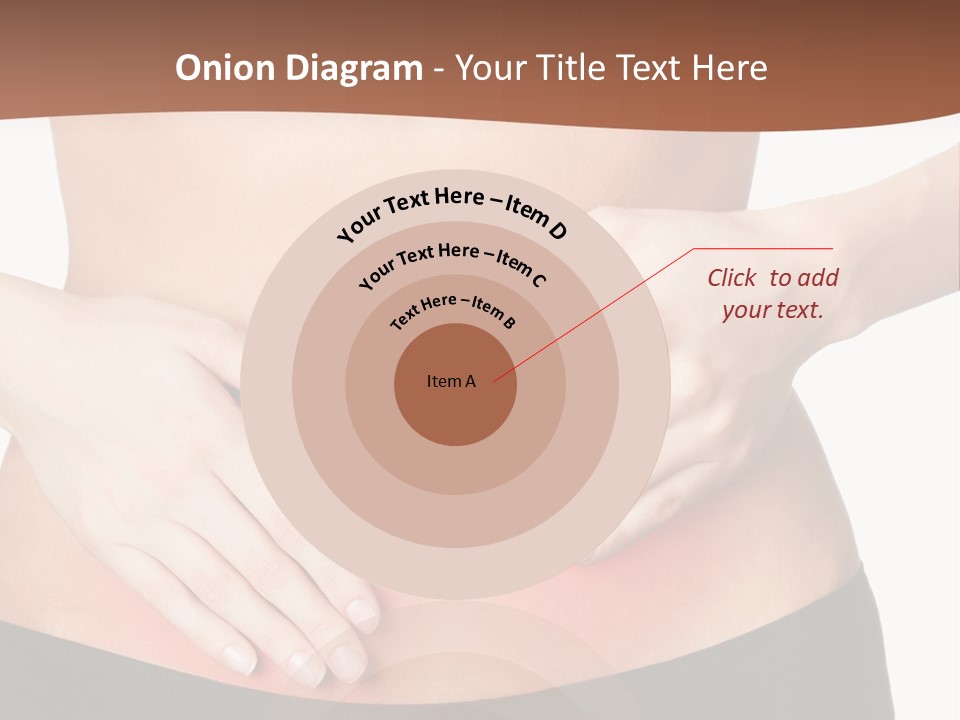 Caucasian Portrait Cute PowerPoint Template