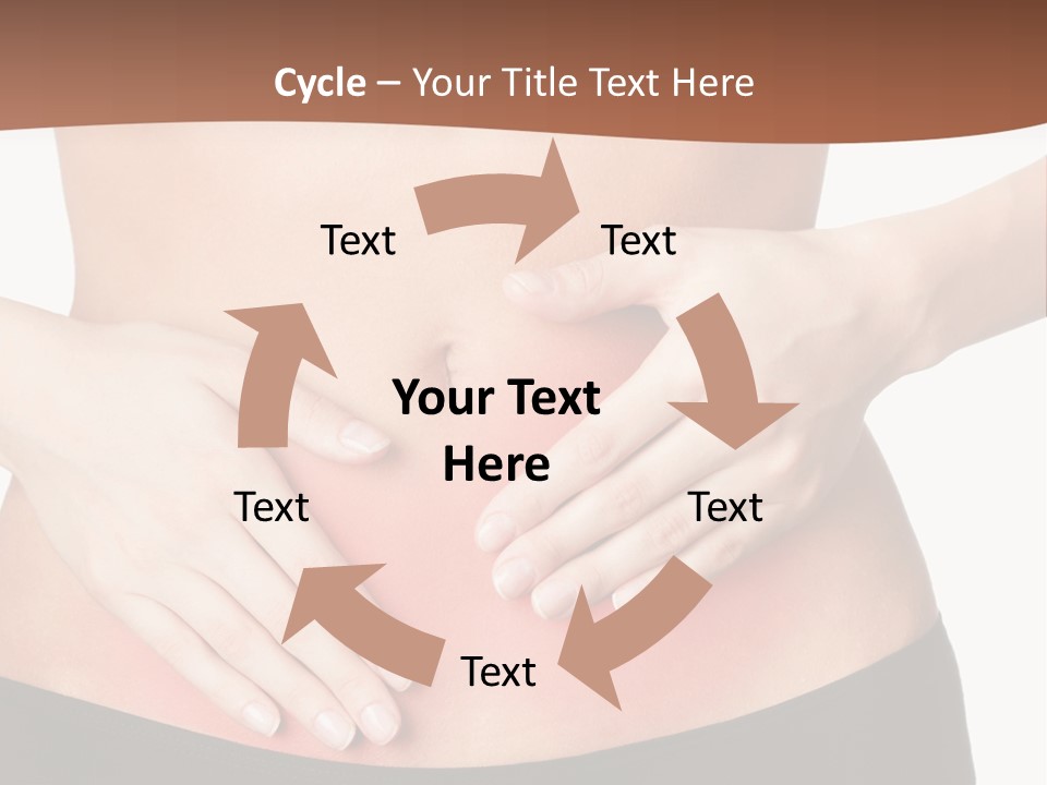 Caucasian Portrait Cute PowerPoint Template