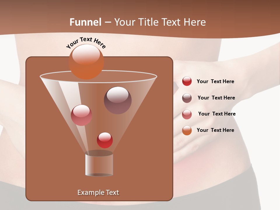 Caucasian Portrait Cute PowerPoint Template