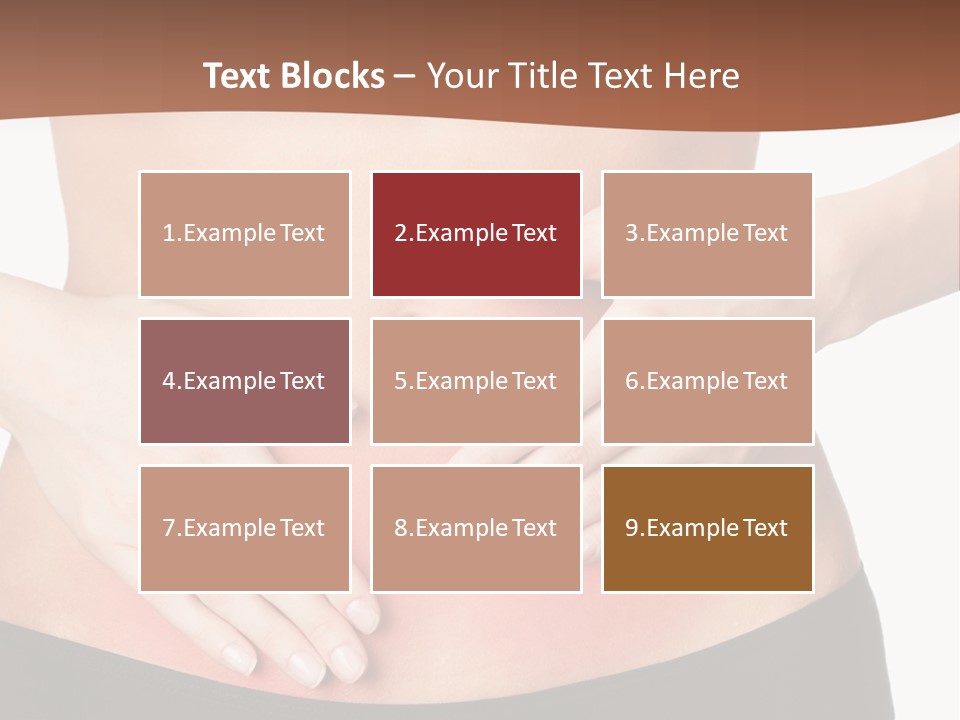 Caucasian Portrait Cute PowerPoint Template