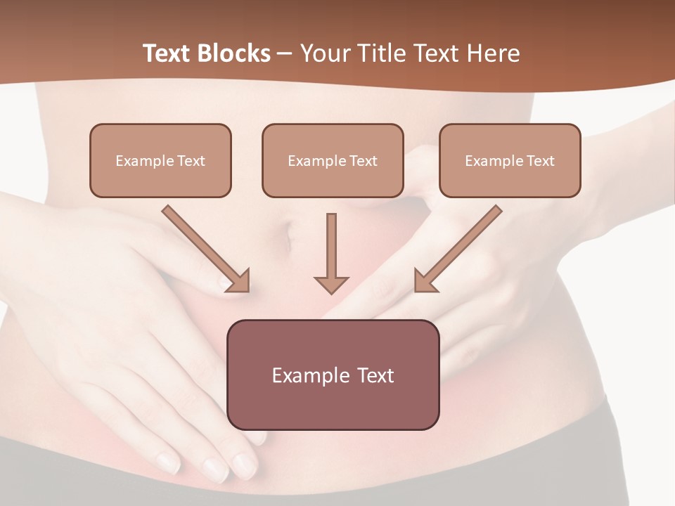 Caucasian Portrait Cute PowerPoint Template