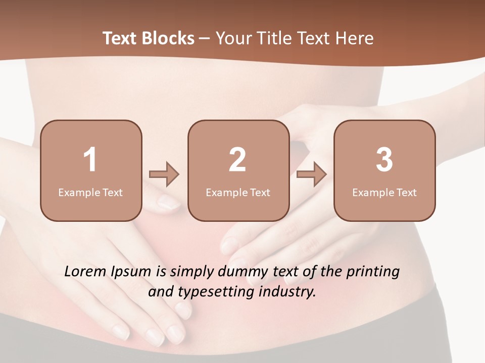 Caucasian Portrait Cute PowerPoint Template