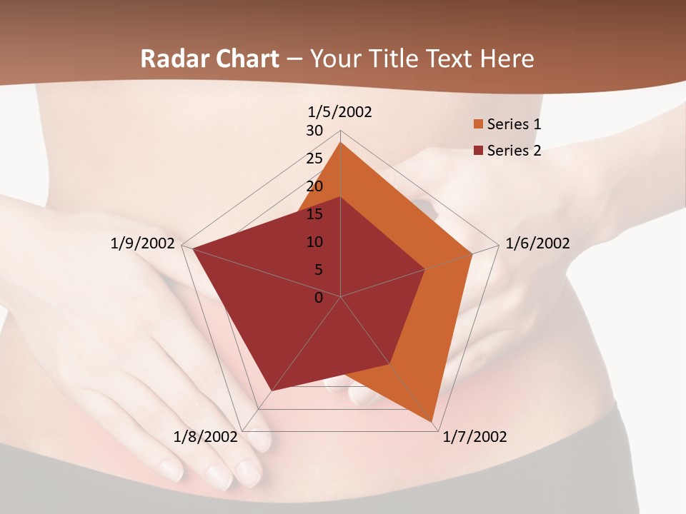 Caucasian Portrait Cute PowerPoint Template