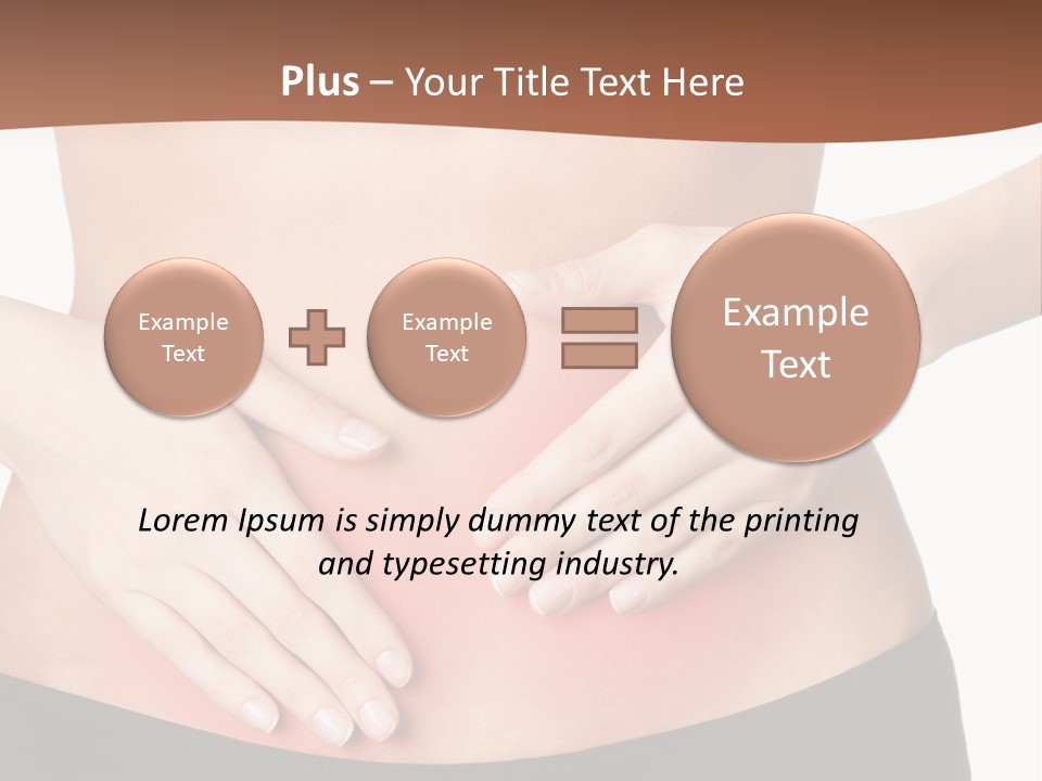 Caucasian Portrait Cute PowerPoint Template