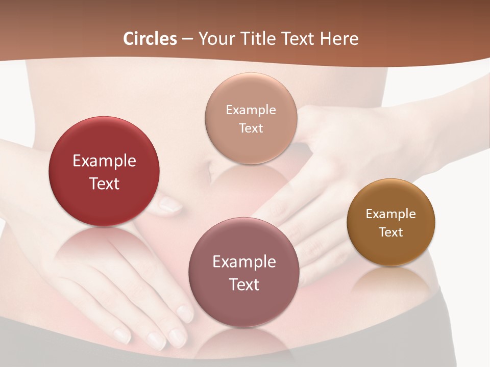 Caucasian Portrait Cute PowerPoint Template