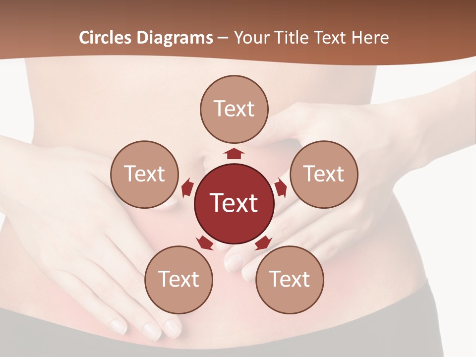 Caucasian Portrait Cute PowerPoint Template