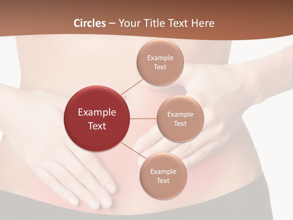 Caucasian Portrait Cute PowerPoint Template