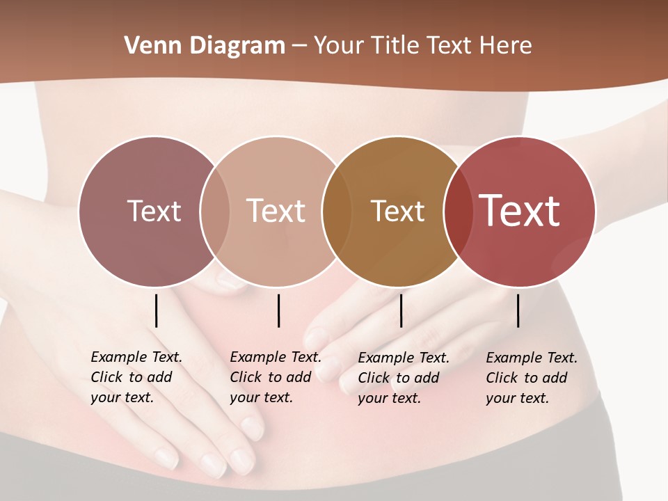 Caucasian Portrait Cute PowerPoint Template