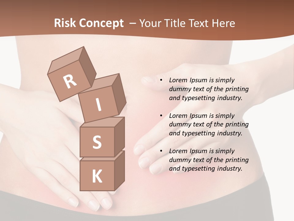 Caucasian Portrait Cute PowerPoint Template