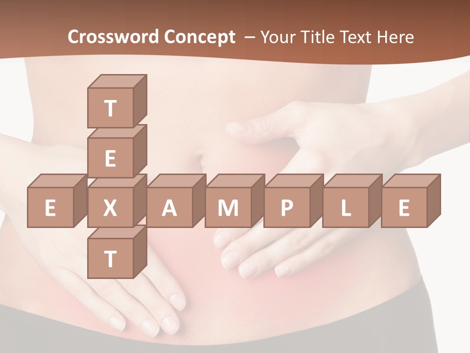 Caucasian Portrait Cute PowerPoint Template