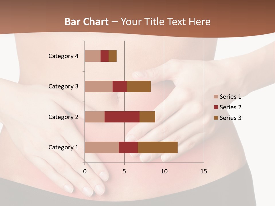 Caucasian Portrait Cute PowerPoint Template