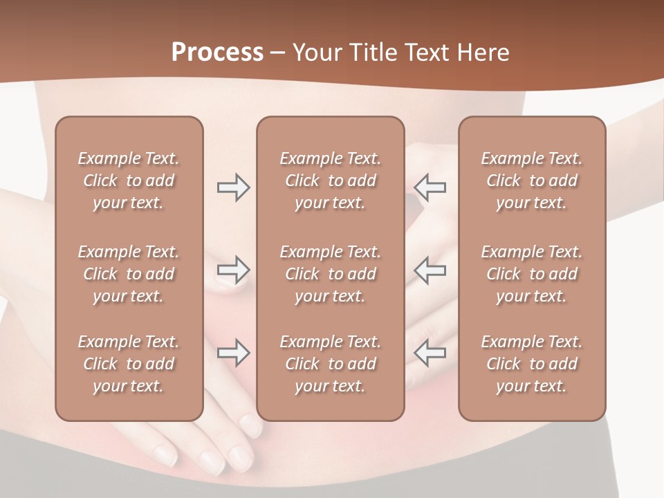 Caucasian Portrait Cute PowerPoint Template