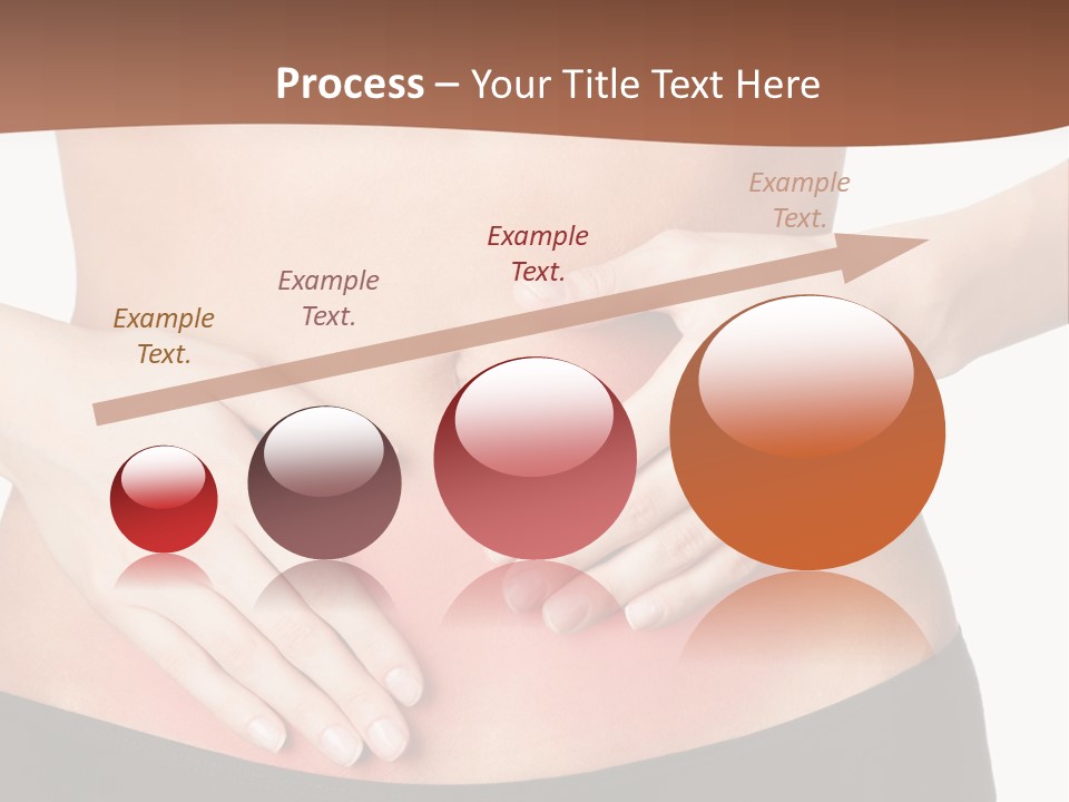 Caucasian Portrait Cute PowerPoint Template