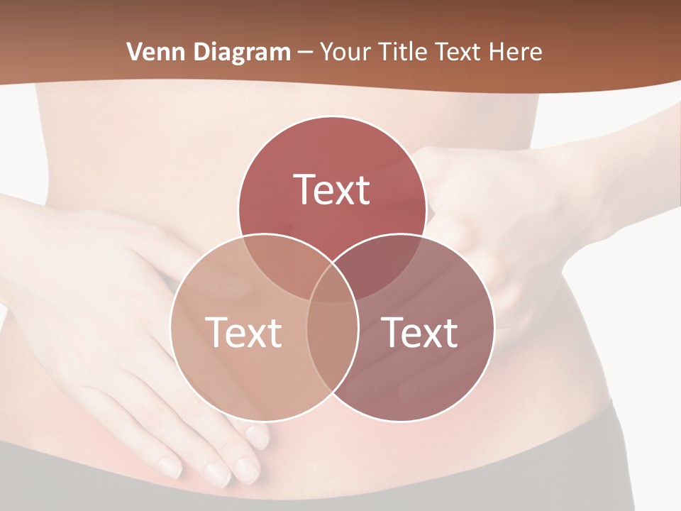 Caucasian Portrait Cute PowerPoint Template