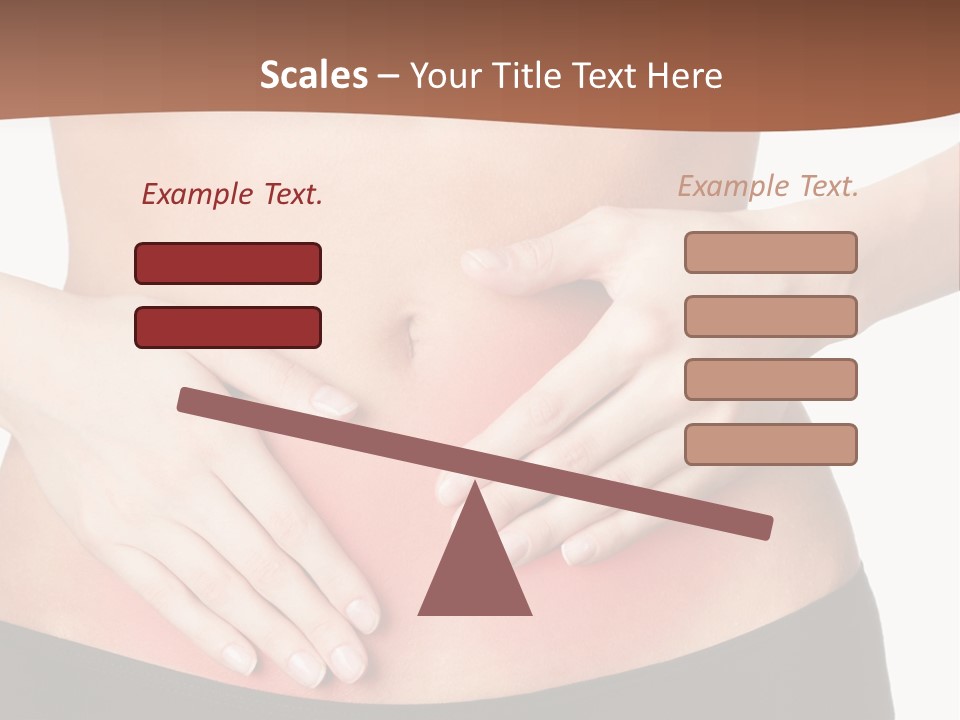 Caucasian Portrait Cute PowerPoint Template