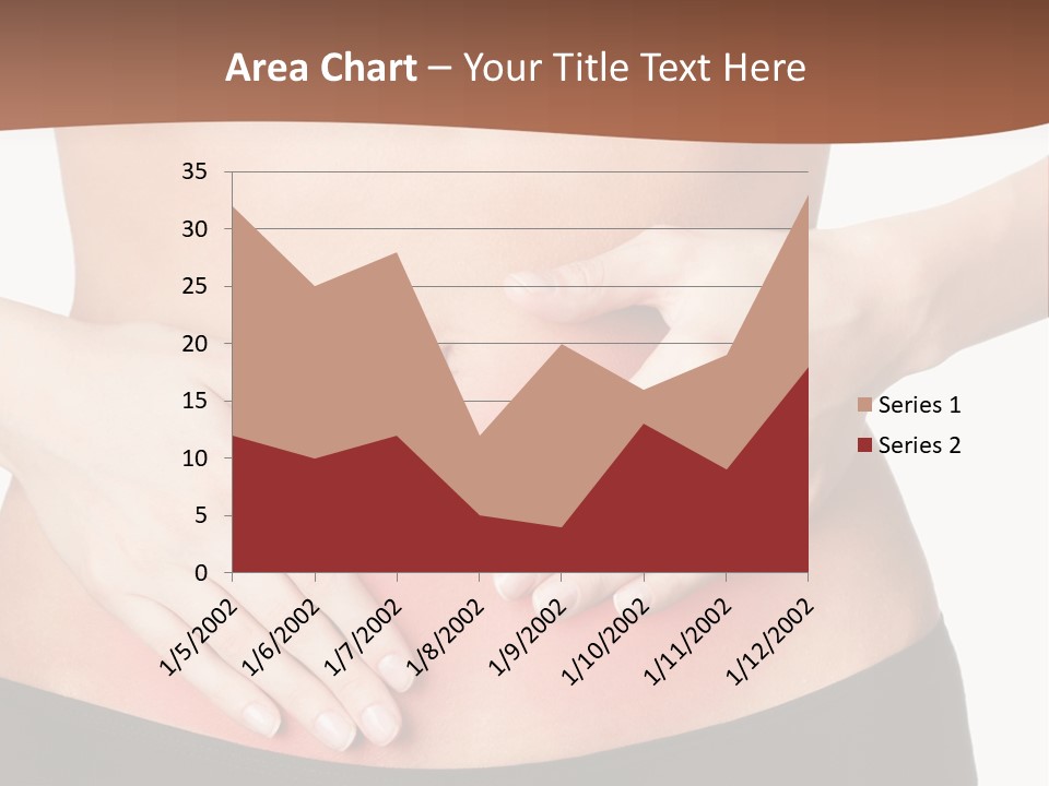 Caucasian Portrait Cute PowerPoint Template