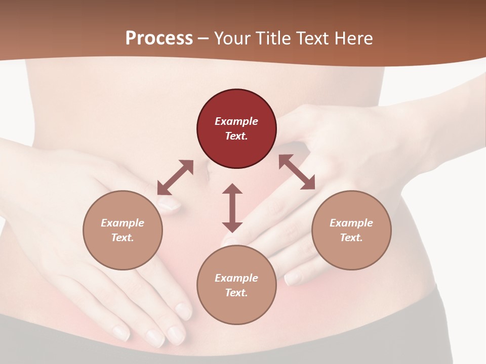 Caucasian Portrait Cute PowerPoint Template
