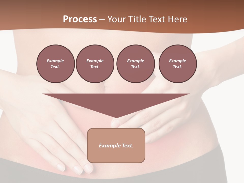 Caucasian Portrait Cute PowerPoint Template