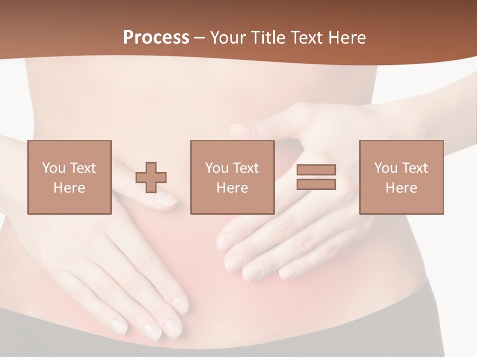 Caucasian Portrait Cute PowerPoint Template