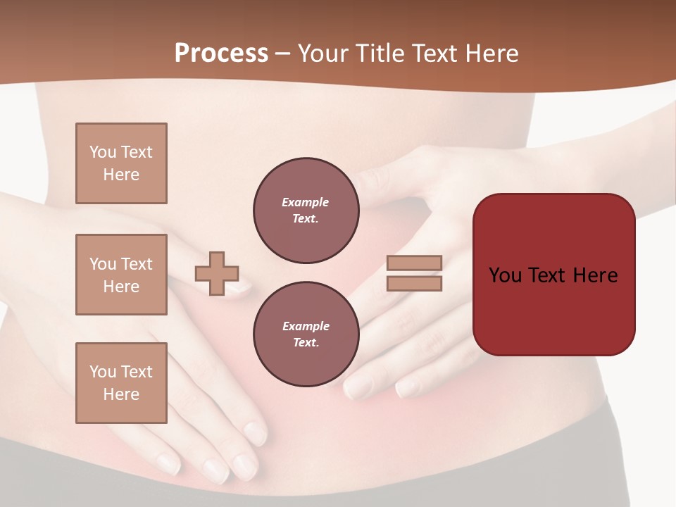 Caucasian Portrait Cute PowerPoint Template