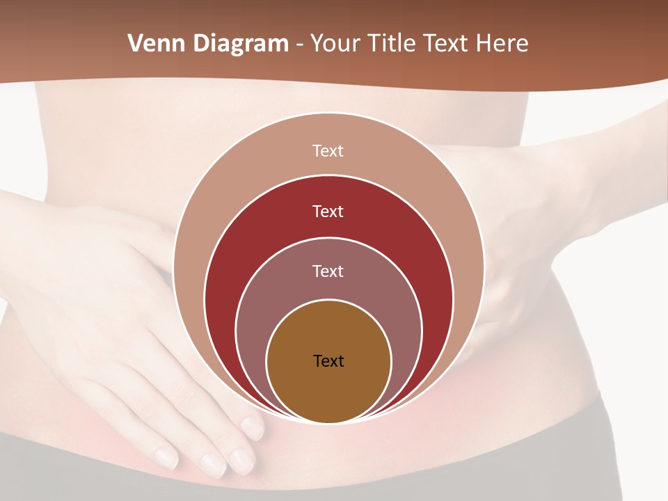 Caucasian Portrait Cute PowerPoint Template