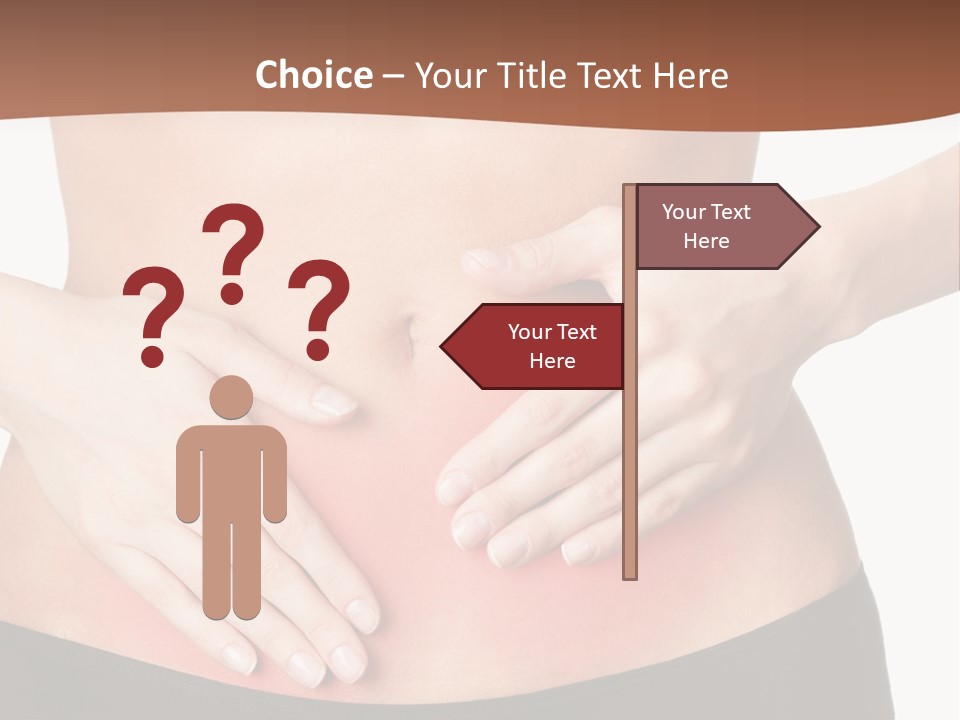 Caucasian Portrait Cute PowerPoint Template