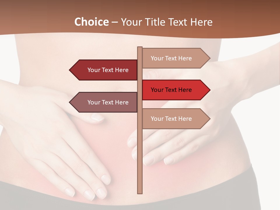 Caucasian Portrait Cute PowerPoint Template