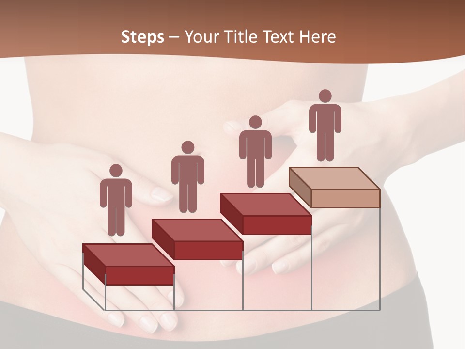 Caucasian Portrait Cute PowerPoint Template