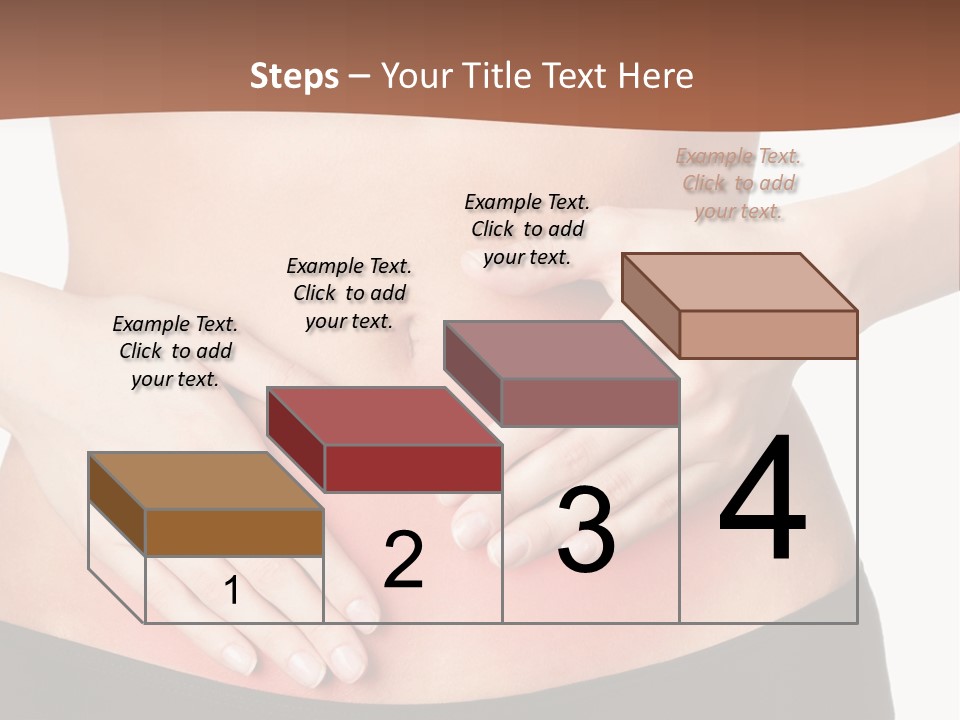 Caucasian Portrait Cute PowerPoint Template