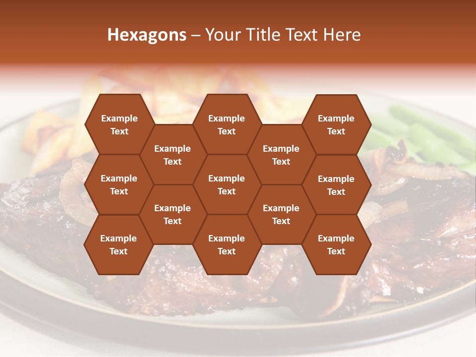 Vegetable Protein Steak PowerPoint Template