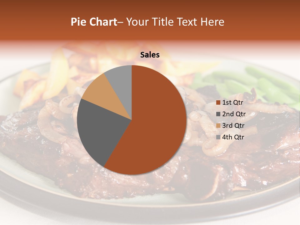 Vegetable Protein Steak PowerPoint Template