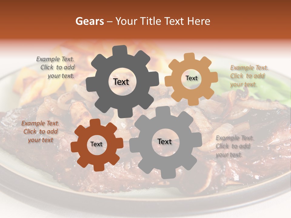 Vegetable Protein Steak PowerPoint Template