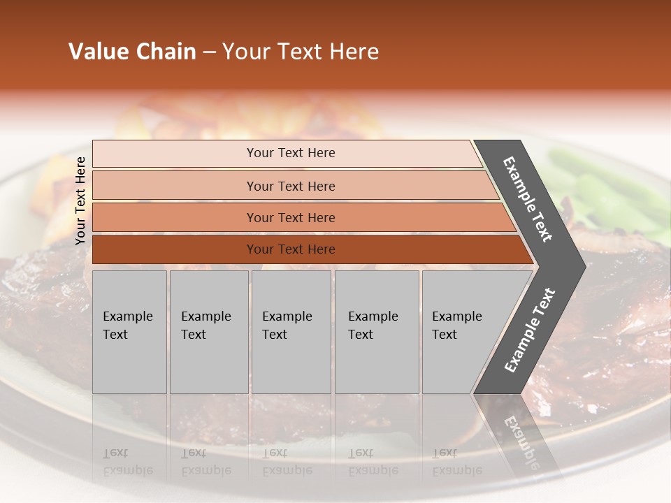 Vegetable Protein Steak PowerPoint Template