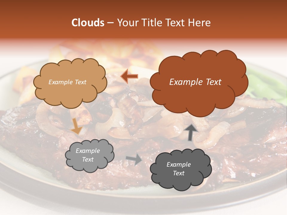 Vegetable Protein Steak PowerPoint Template