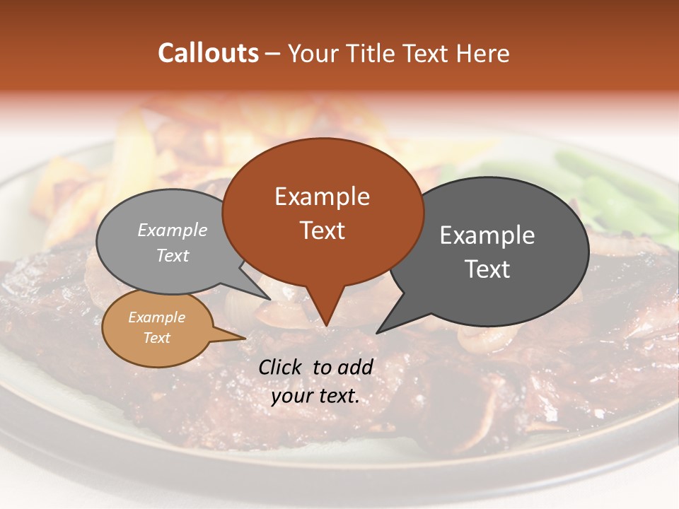 Vegetable Protein Steak PowerPoint Template