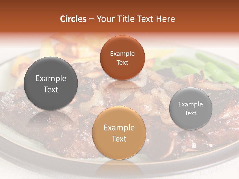 Vegetable Protein Steak PowerPoint Template