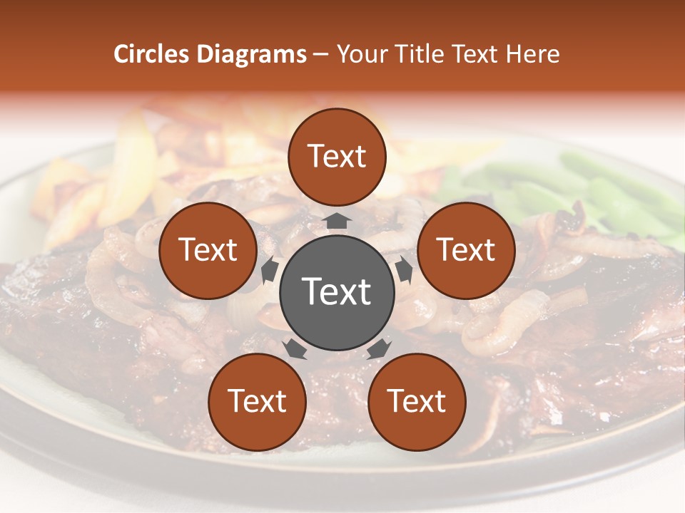 Vegetable Protein Steak PowerPoint Template