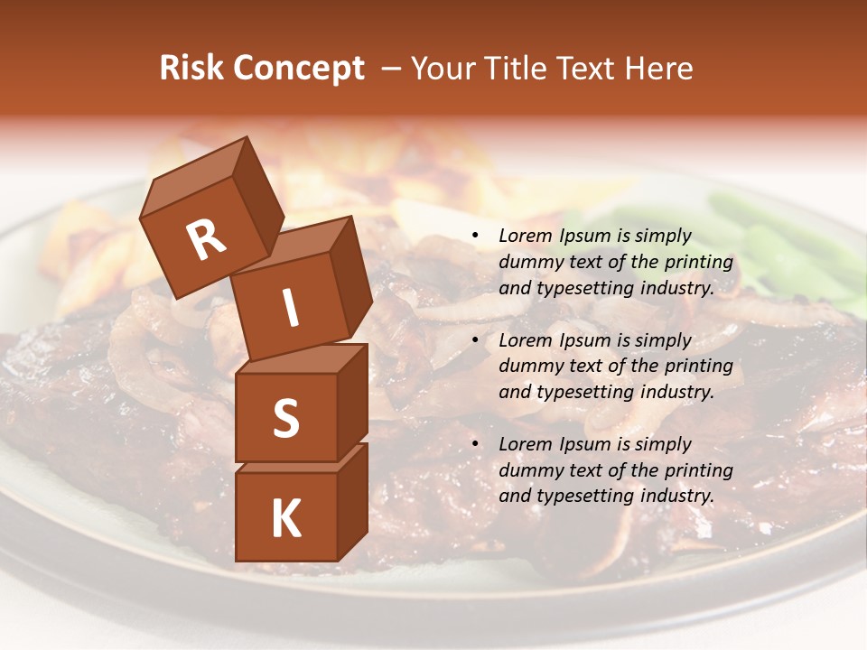 Vegetable Protein Steak PowerPoint Template