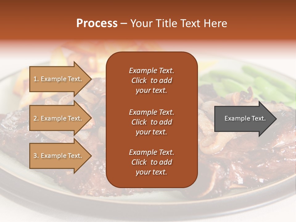 Vegetable Protein Steak PowerPoint Template