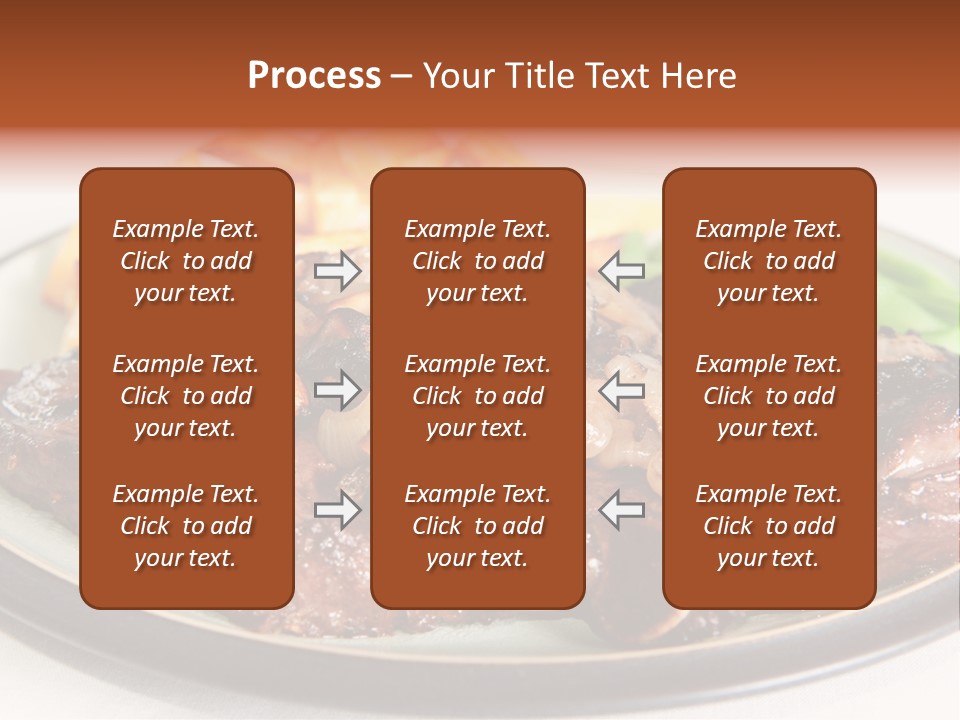 Vegetable Protein Steak PowerPoint Template