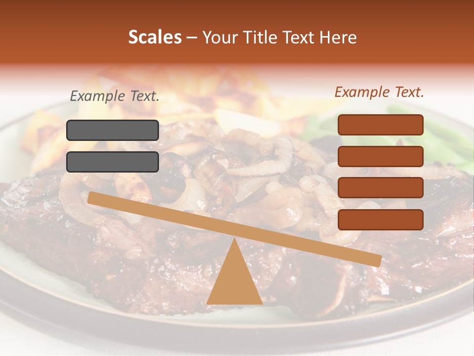 Vegetable Protein Steak PowerPoint Template