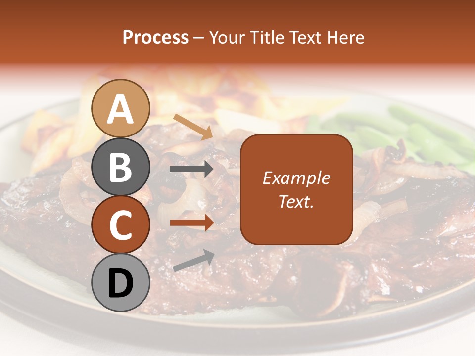 Vegetable Protein Steak PowerPoint Template