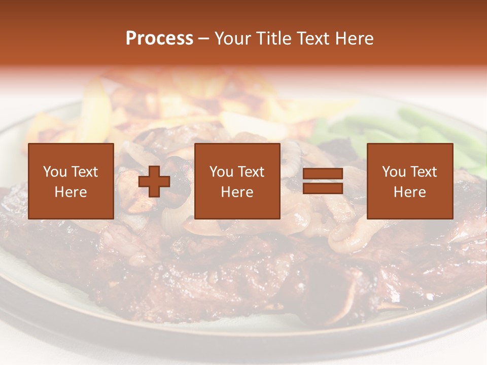 Vegetable Protein Steak PowerPoint Template